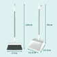 2PCS/Set Broom and Scoop Set Folding Dustpan High-end