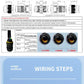 IP68 Outdoor Waterproof Junction Box Electrical Cable Connector,