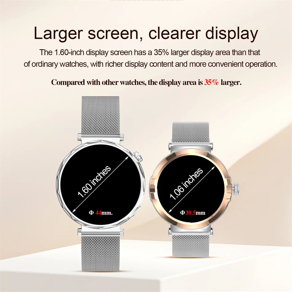 2025 New GPS Tracking Smartwatch Women AMOLED HD
