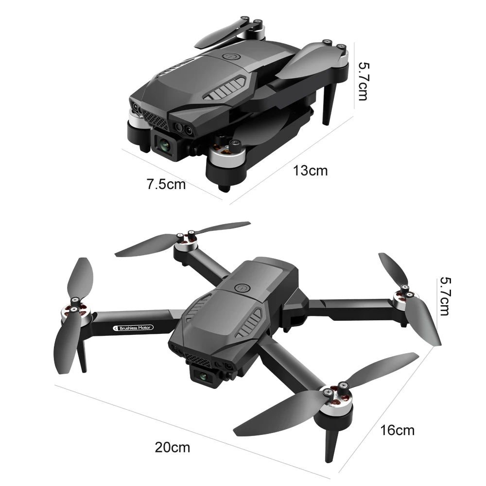F198 Brushless Drone Optical Flow Positioning Dual Camera