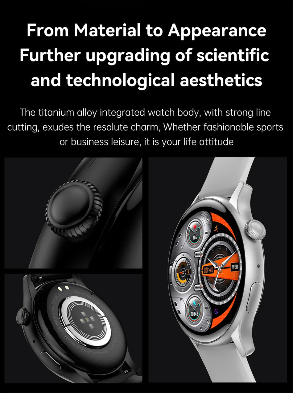 2024 New GPS Smart Watch Women True AMOLED