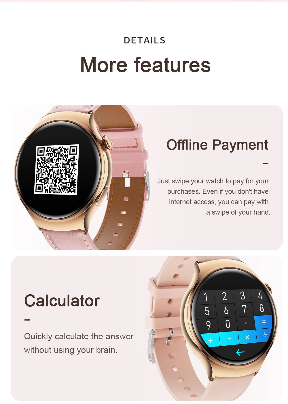 2025 New Lady Fashion Smart Watch women AMOLED