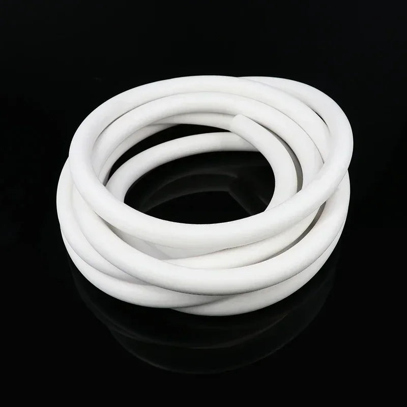 White Silicone Rubber Sponge Strip 1/2/3/4/5/6/7/8/9/10/12/14/16/18/20/25mm Round Foamed