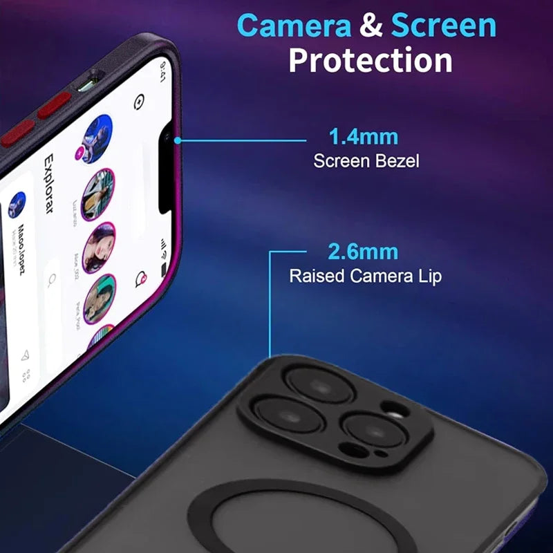 UYUXIO Magnetic Mobile Phone Case with Stand for