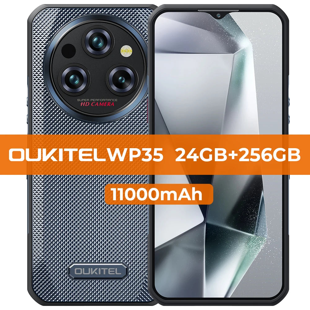 Oukitel WP35 5G Rugged Smartphone 11000 mAh 24GB+256GB