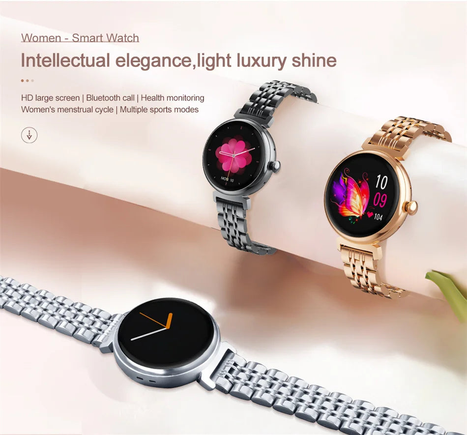 1.04 inch AMOLED Screen Fashion Ladies Smart Watch