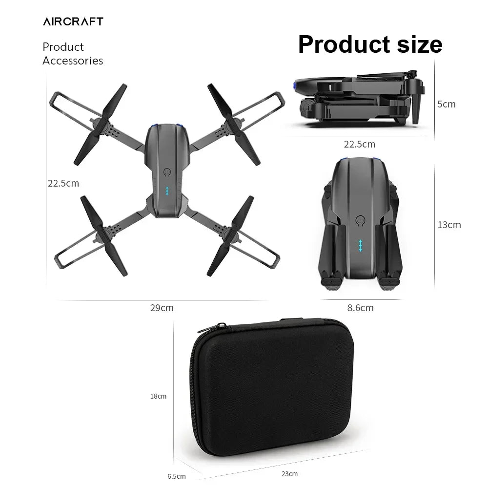 E99pro K3 Foldable Mini Drone - 4K HD