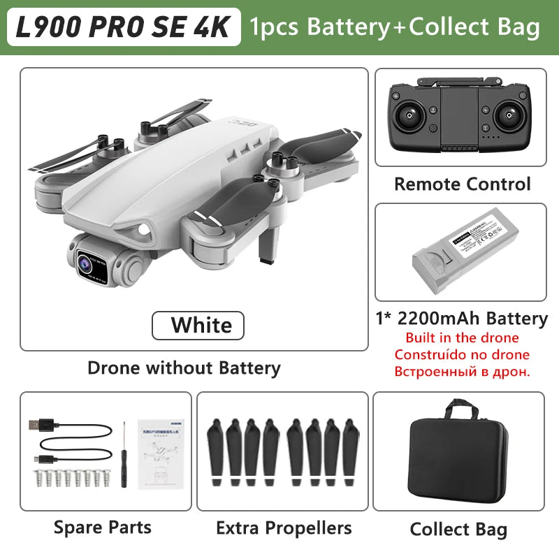 LYZRC L900 PRO GPS Drone 4K Professional HD