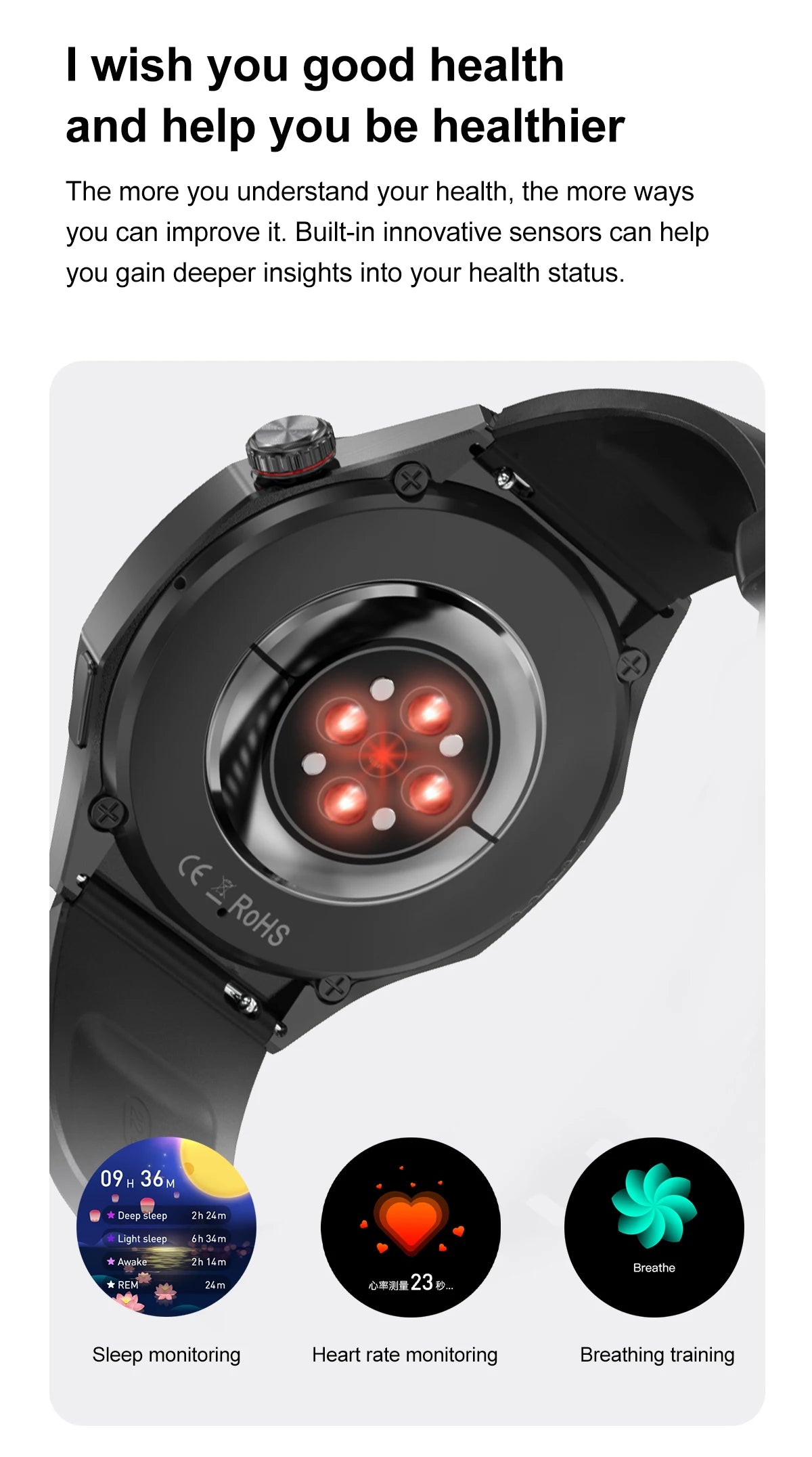 2025 Fashion 32GB Big Memory Men Smart Watch