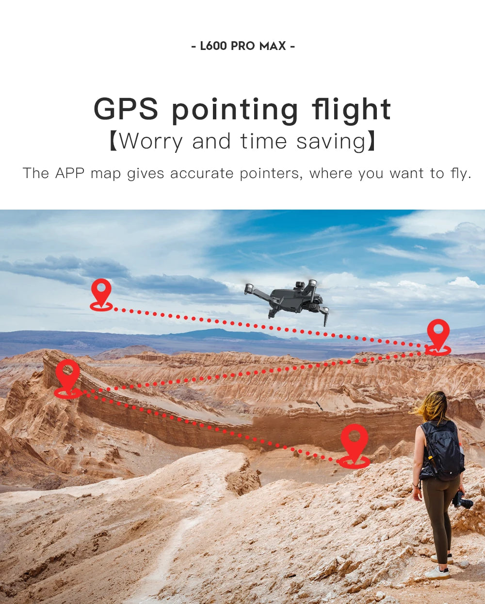 2025 New L600 PRO MAX GPS Drone 5KM