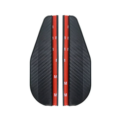 2PCS Car Rearview Mirror Rain Eyebrow Carbon Fiber