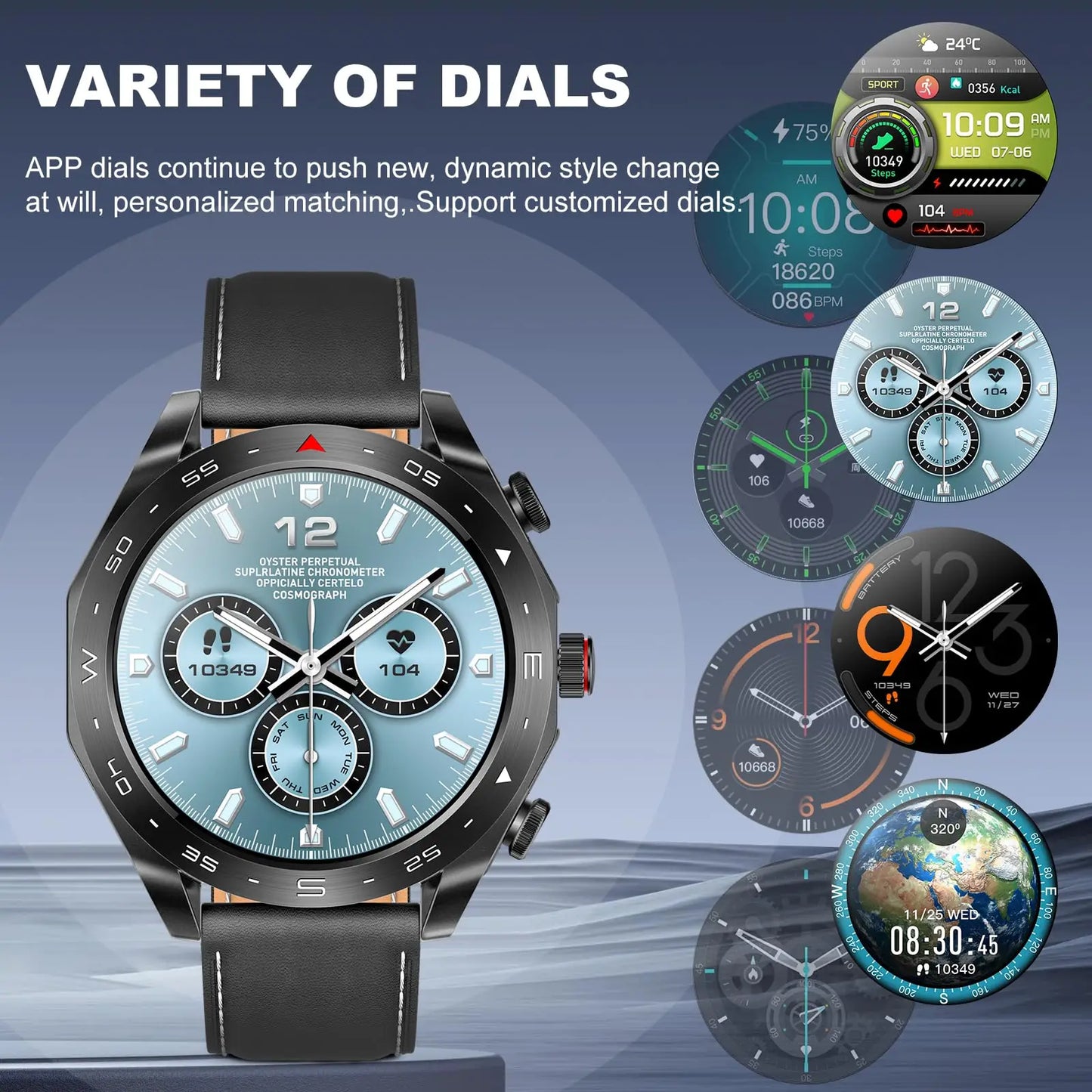 2024 New Smart Watch TWS 2-in-1 Bluetooth Earphones