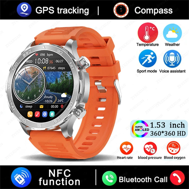 2025 New Bluetooth Call Smart Watch Men For