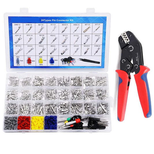 24 types 900PCS automotive pin connector kit 1-3.5mm