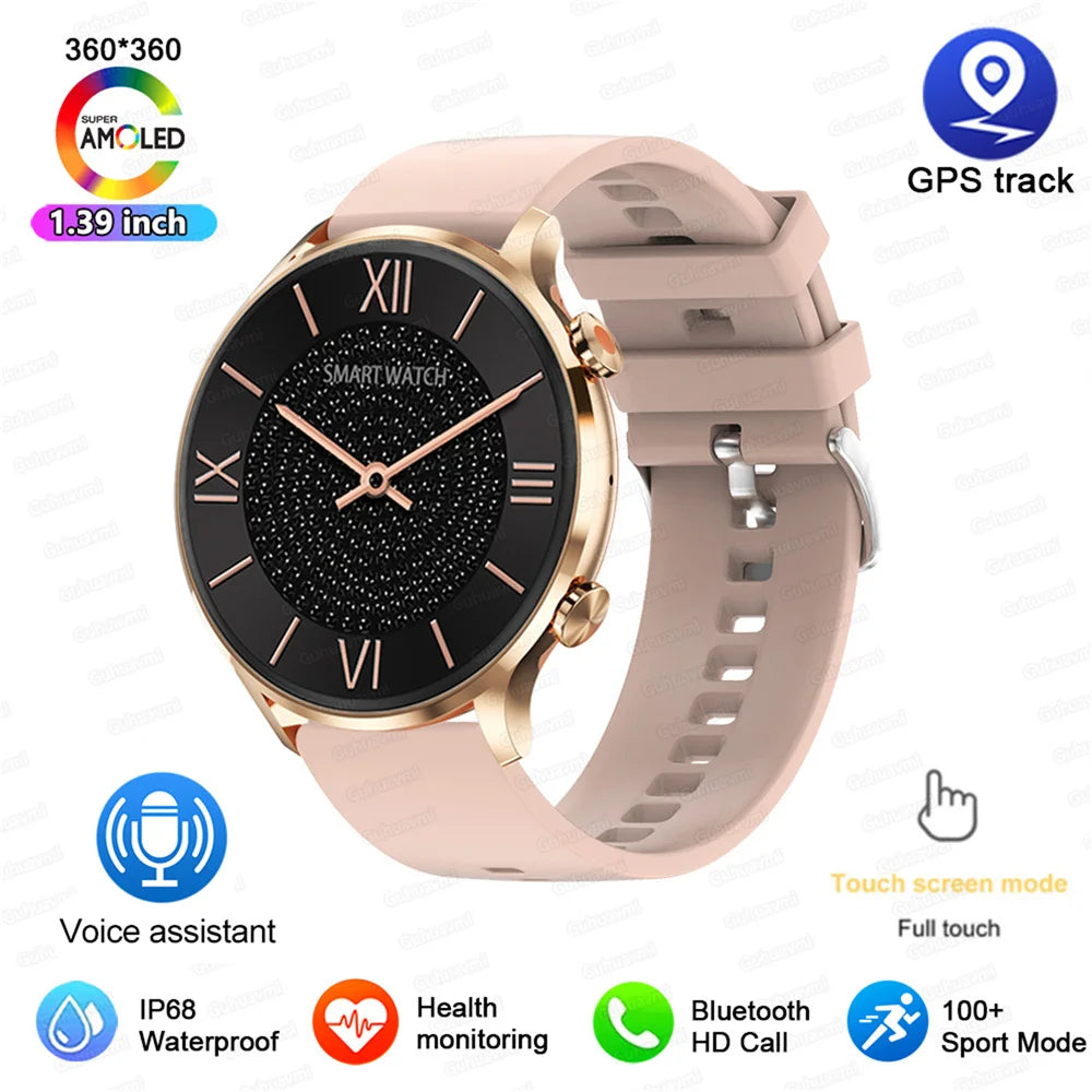 2025 New Smartwatch Women AMOLED HD Screen Always