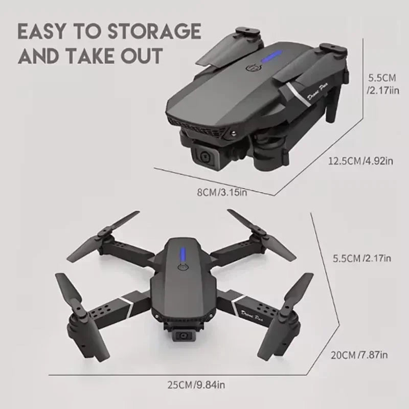 2024 New E88 Pro WIFI FPV Drone Wide