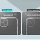 2 PCS Soft Transparent Back Cover for IPhone