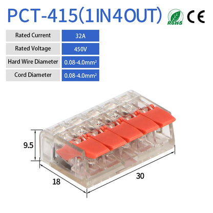 GTRIC Wire Quick Connectors 10PCS 30PCS 2/3/4/5 Ports