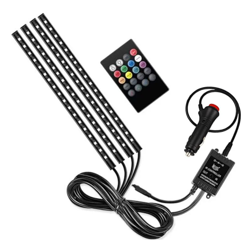 Neon 36 48 72 LED Car Interior Ambient