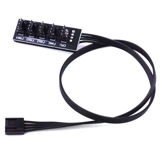 4 Pin PWM Fan Hub Splitter Power Supply