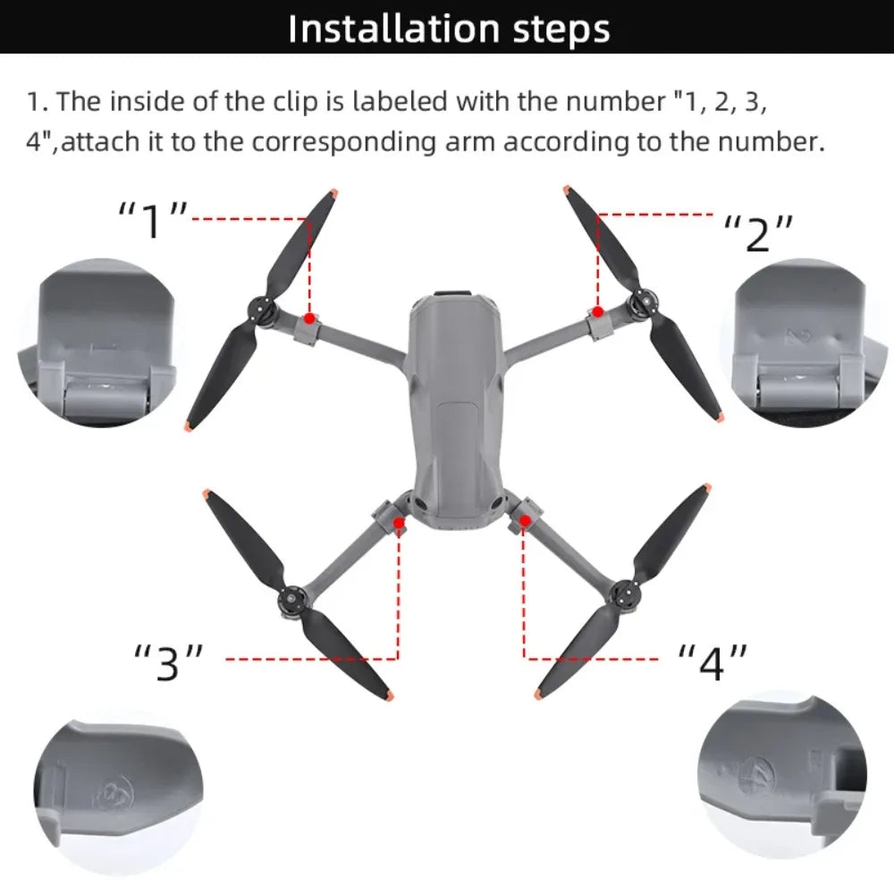 Lightweight Landing Gear for DJI Air 3 Increase