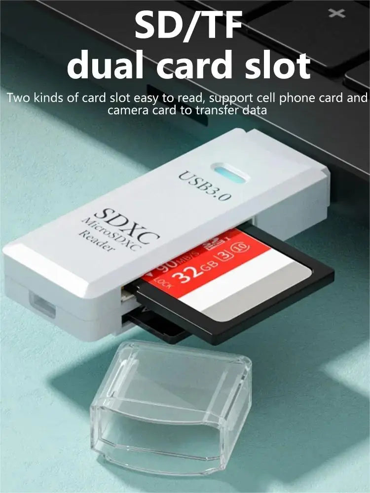 2-in-1 Multi Functional  USB 3.0 Card ReaderMicro