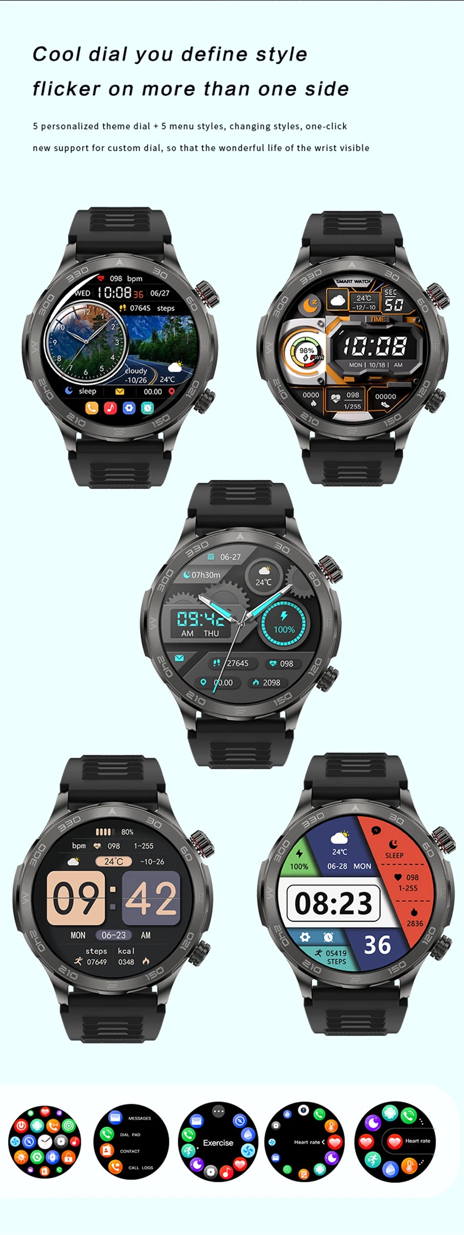 2025 New Bluetooth Call Smart Watch Men For