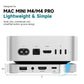 Minisopuru Mac Mini M4 Dock Stand with M.2