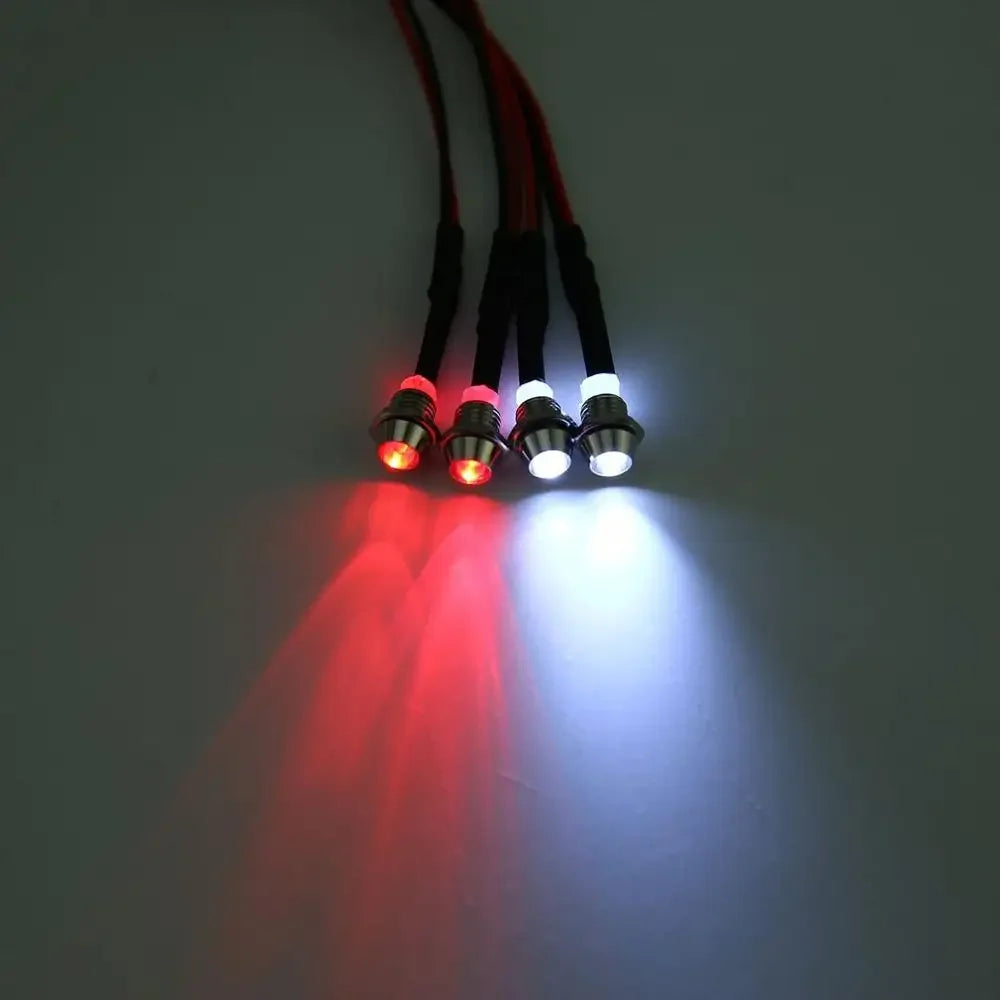 RC LED Light Kit Headlamps for 1/10 1/8