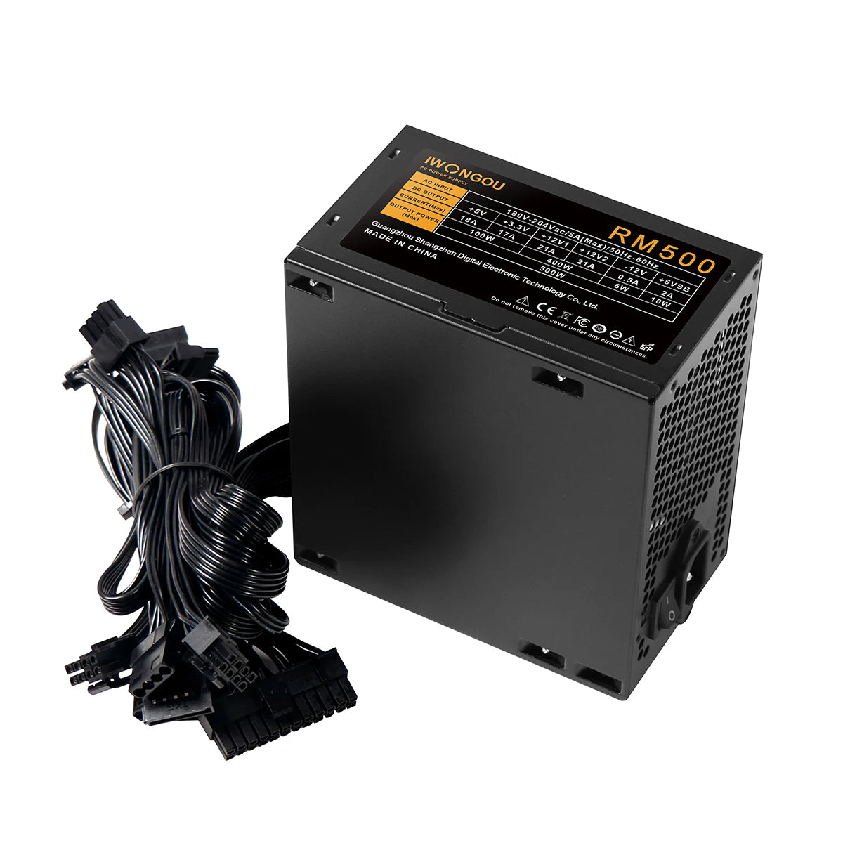 IWONGOU PC Power Supply Unit 500W 600W 750W