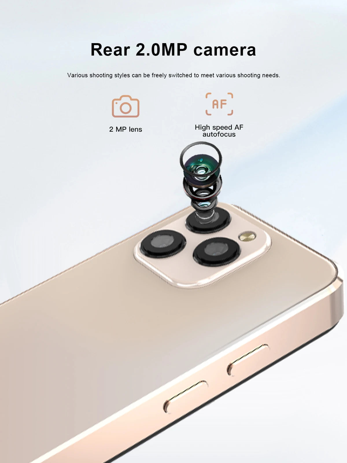 FUFFI-i16 Pro Mini Smartphone,4G Network,3.75 inch,2+16GB ROM,Android 10.0,Mobile