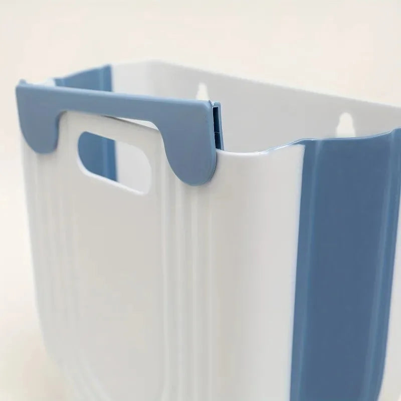 6L10L Kitchen Folding Hanging Trash Can Wall Mounted