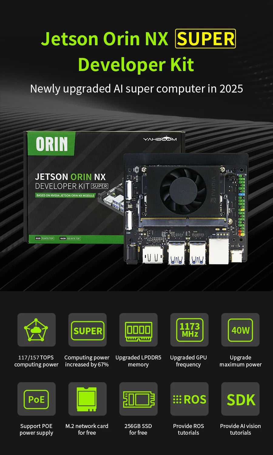 Jetson Orin NX Developer Kit Super Version with