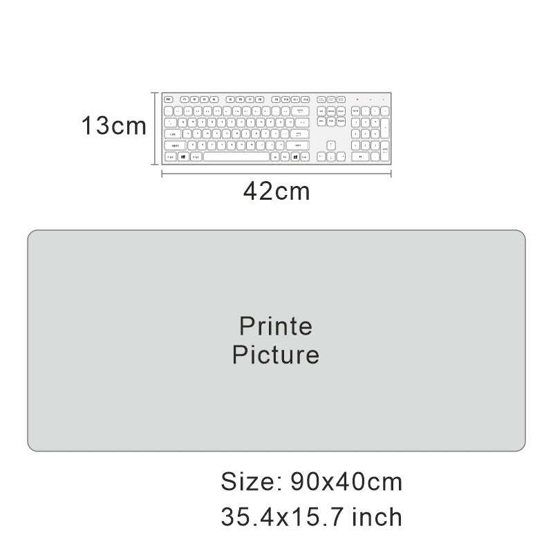 Custom Print Mouse Pad Diy Large Playmat Gaming