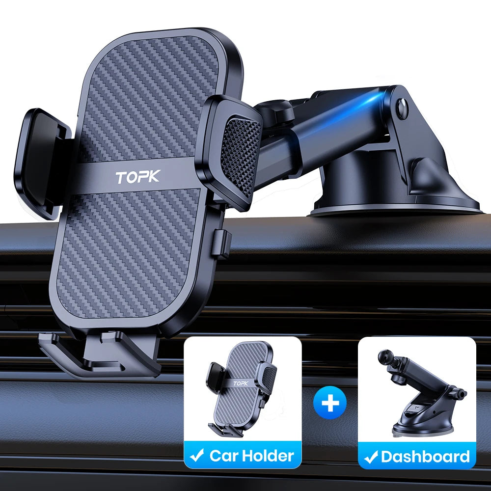 TOPK Car Phone Holder Super Stable Car Phone