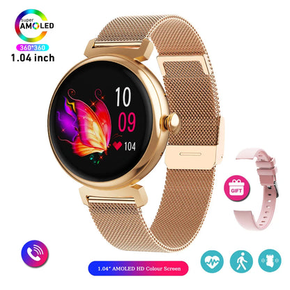 1.04 inch AMOLED Screen Fashion Ladies Smart Watch