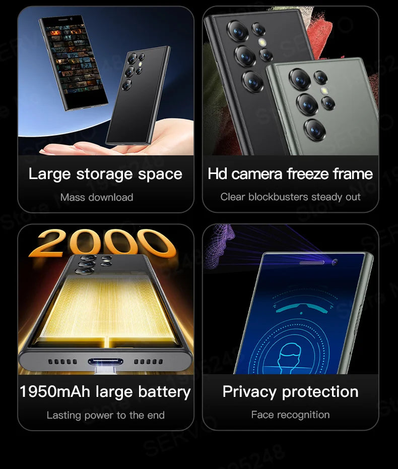 2024 New SERVO S24 Mini 4G Global Smartphone