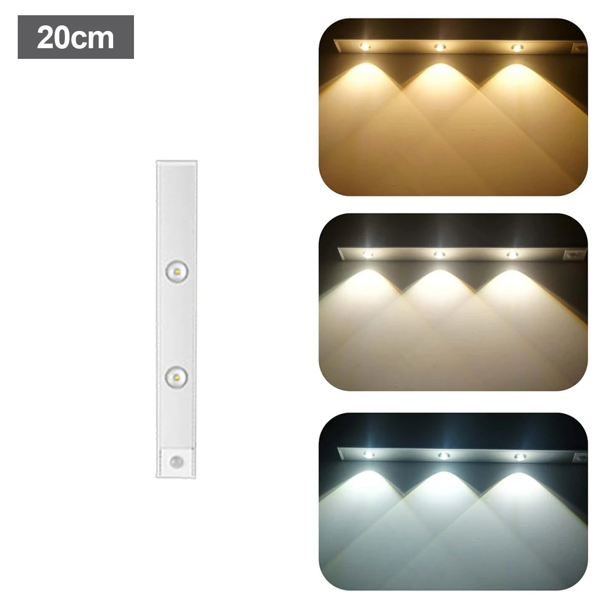 Ultra Slim Led Motion Sensor Light Strip Tricolor