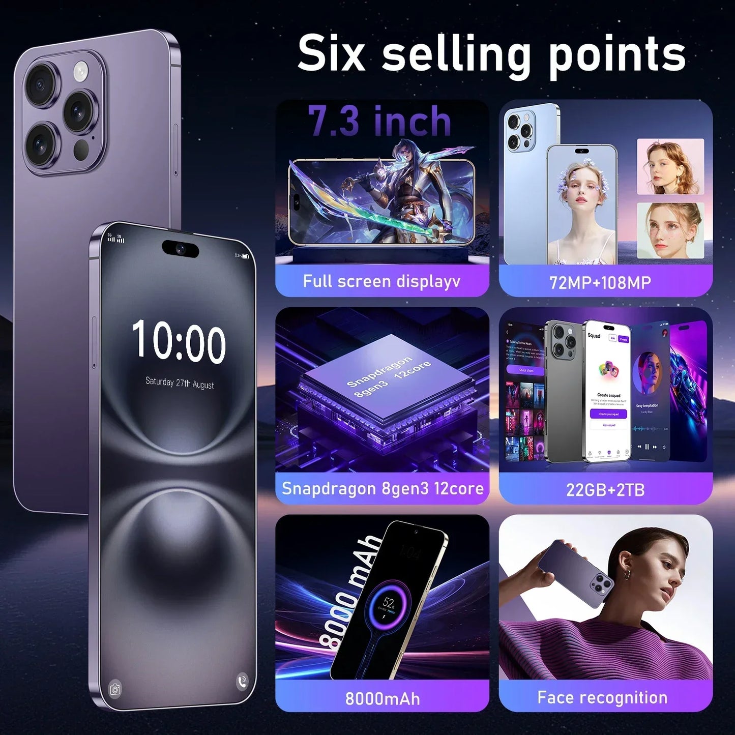 Fiber Cases For SMS i16 Pro Max Mobile