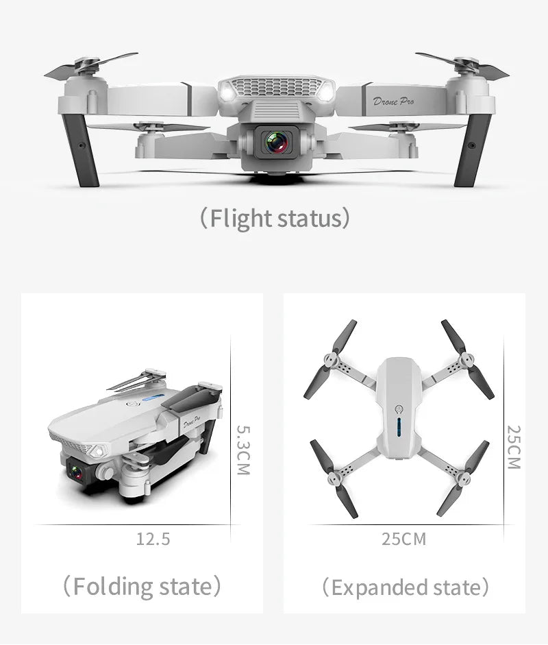 KDBFA 2024 New E88 Pro WIFI FPV Drone