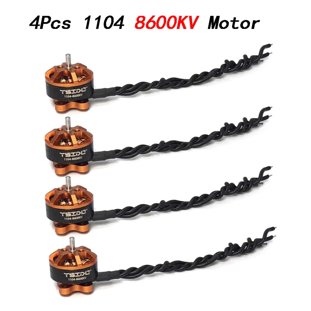 4Pcs YSIDO 1104 7500KV 8600KV Brushless Motor for