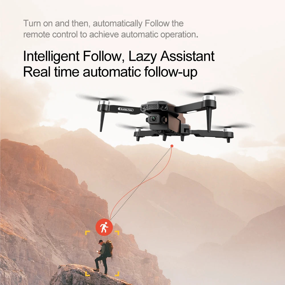 F198 Brushless Drone Optical Flow Positioning Dual Camera