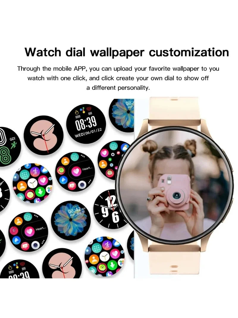 New Women Bluetooth Call Smart Watch HeartRate Blood