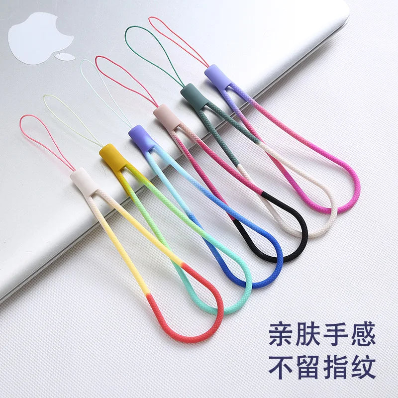 1pc Silicone Wrist Straps Hand Lanyard For Charms