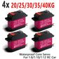 4X Waterproof Servo 20Kg 25Kg 30Kg 35Kg 40Kg