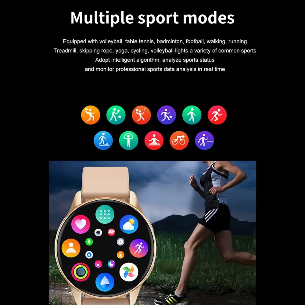 New Women Bluetooth Call Smart Watch HeartRate Blood