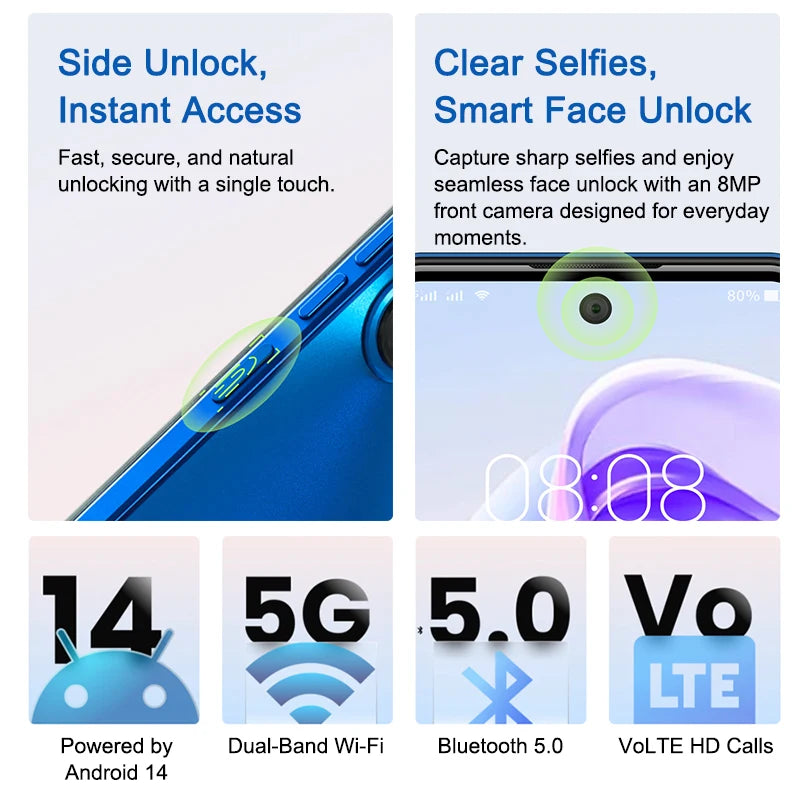 Global Version Meizu Mblu 21 Smartphone 13MP Rear