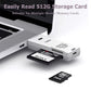2 Pcs Card Reader USB 3.0 USB to
