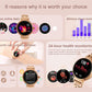 1.04 inch AMOLED Screen Fashion Ladies Smart Watch
