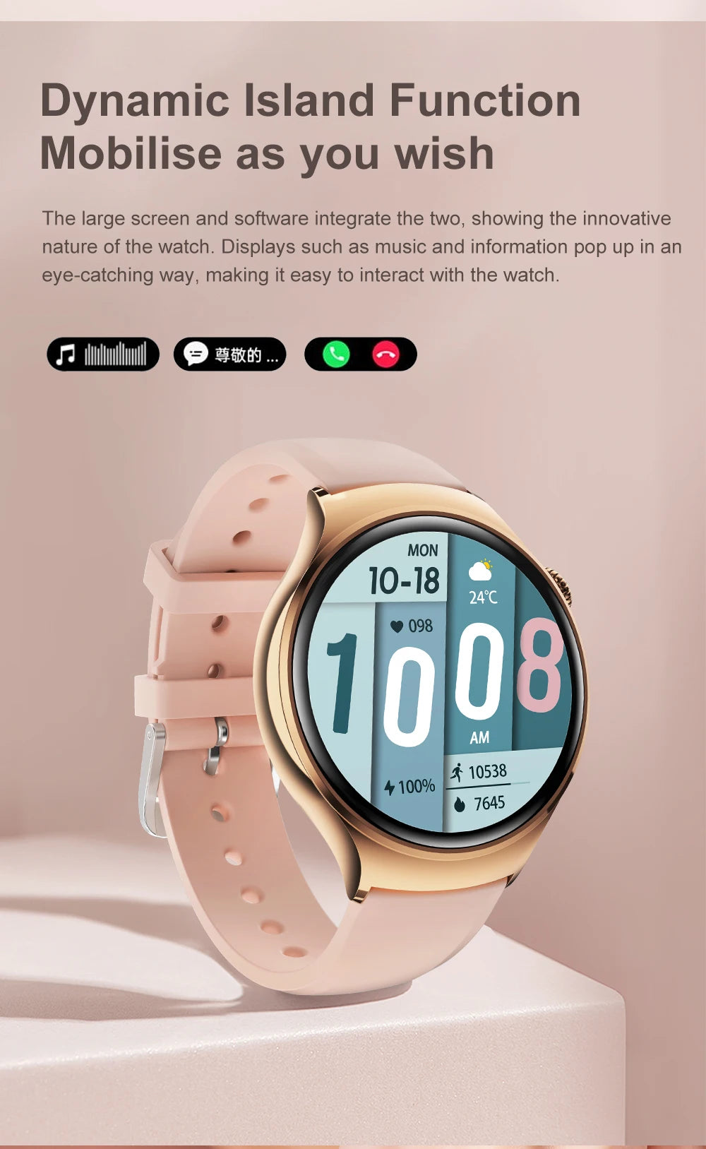 2025 New Lady Fashion Smart Watch women AMOLED